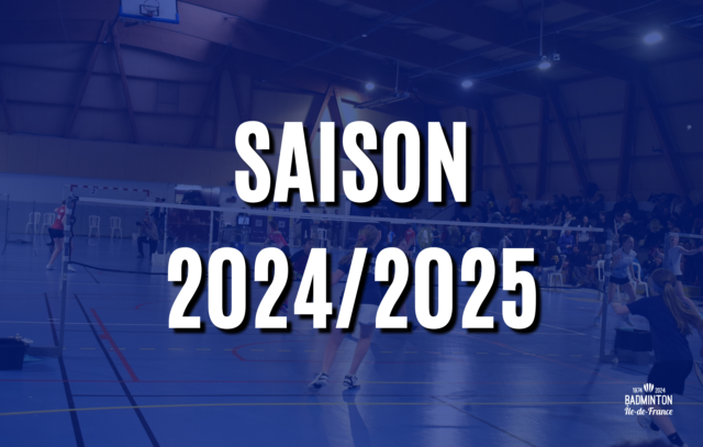 Saison 2024/2025 : Préparez votre rentrée